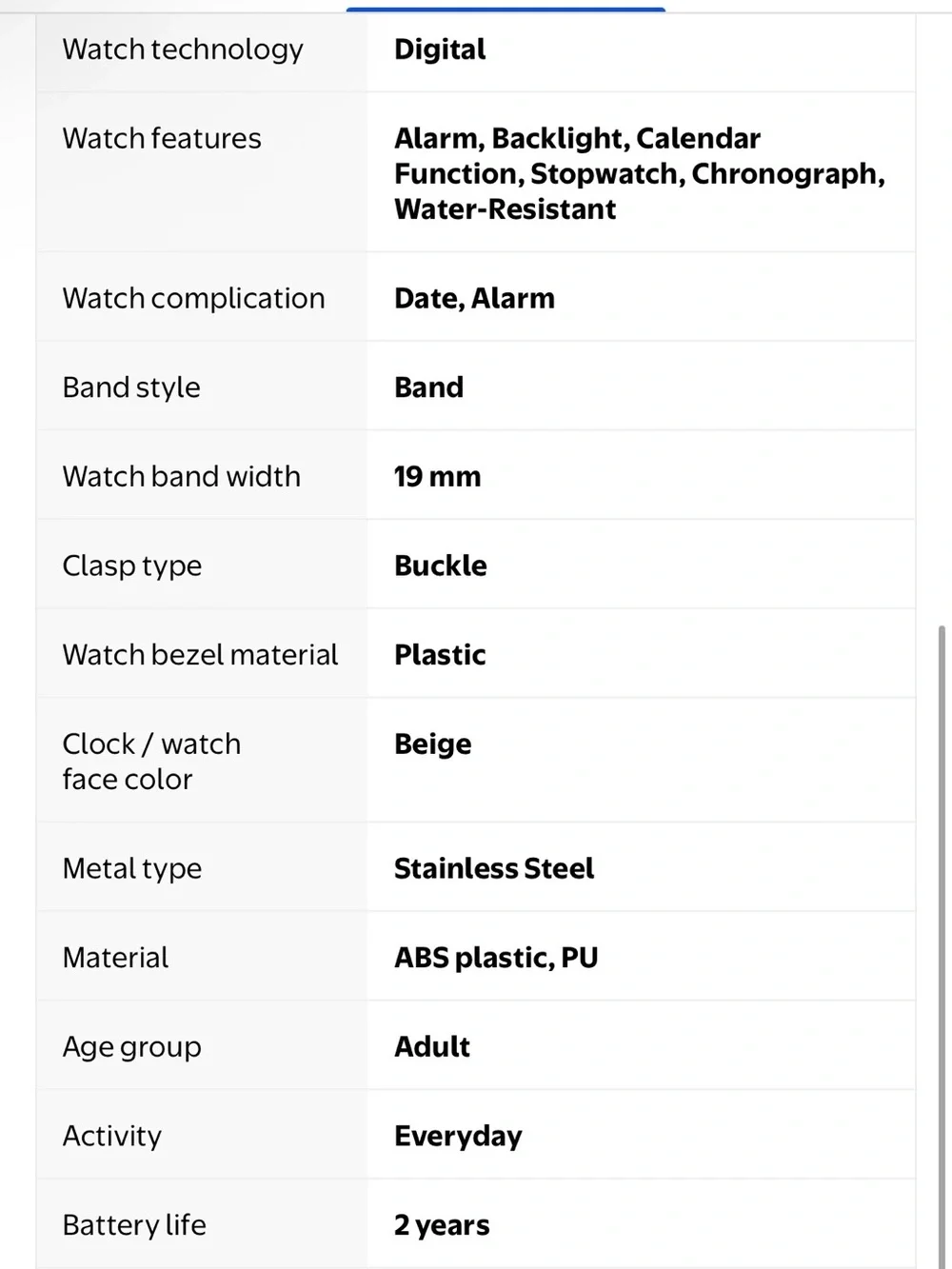 George Gray Digital Sport Watch for Men